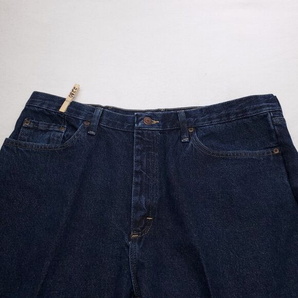 Wrangler Button Zip Casual Medium Wash Denim Jeans Mens Size 38x32 Blue - Picture 1 of 8